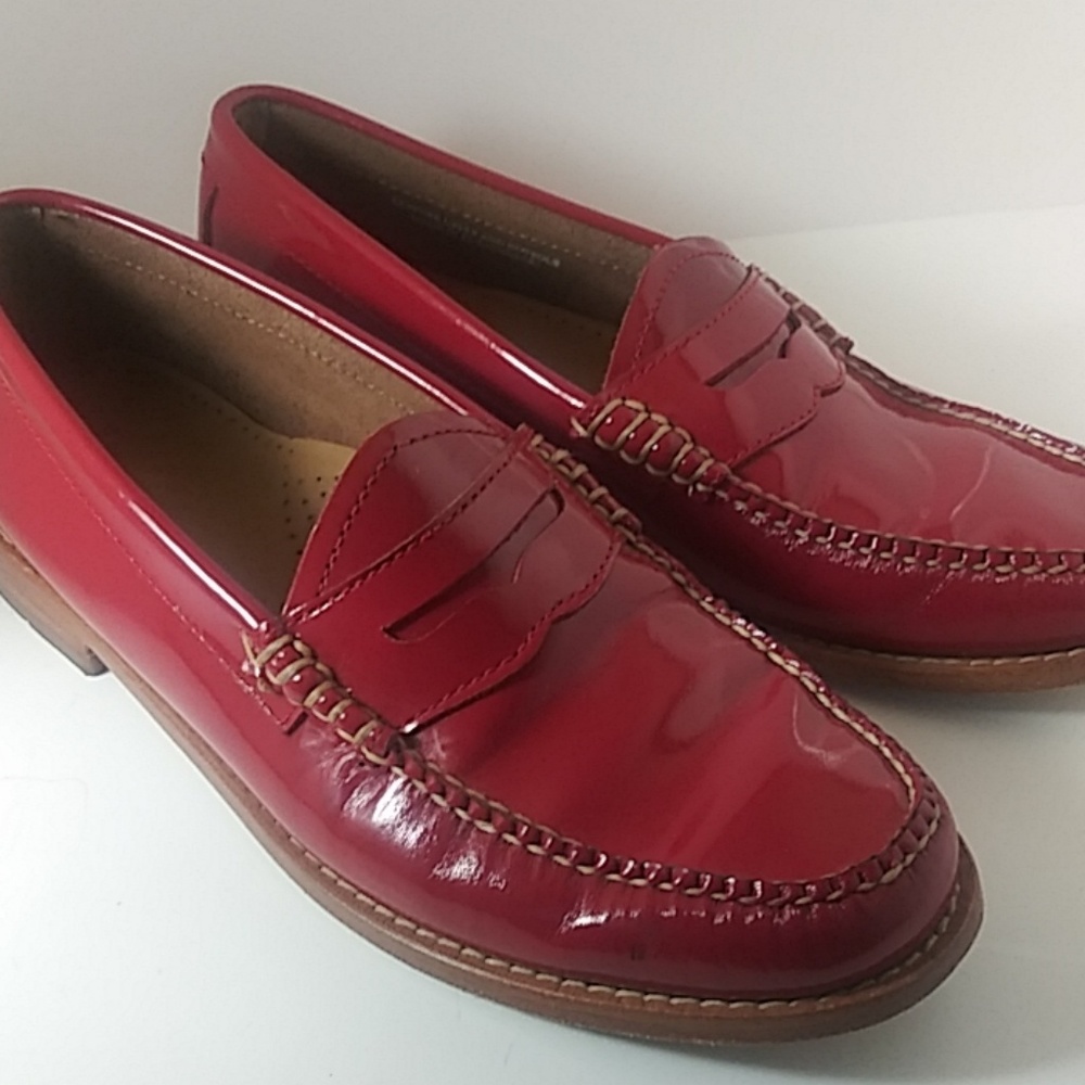 Weejuns red loafers